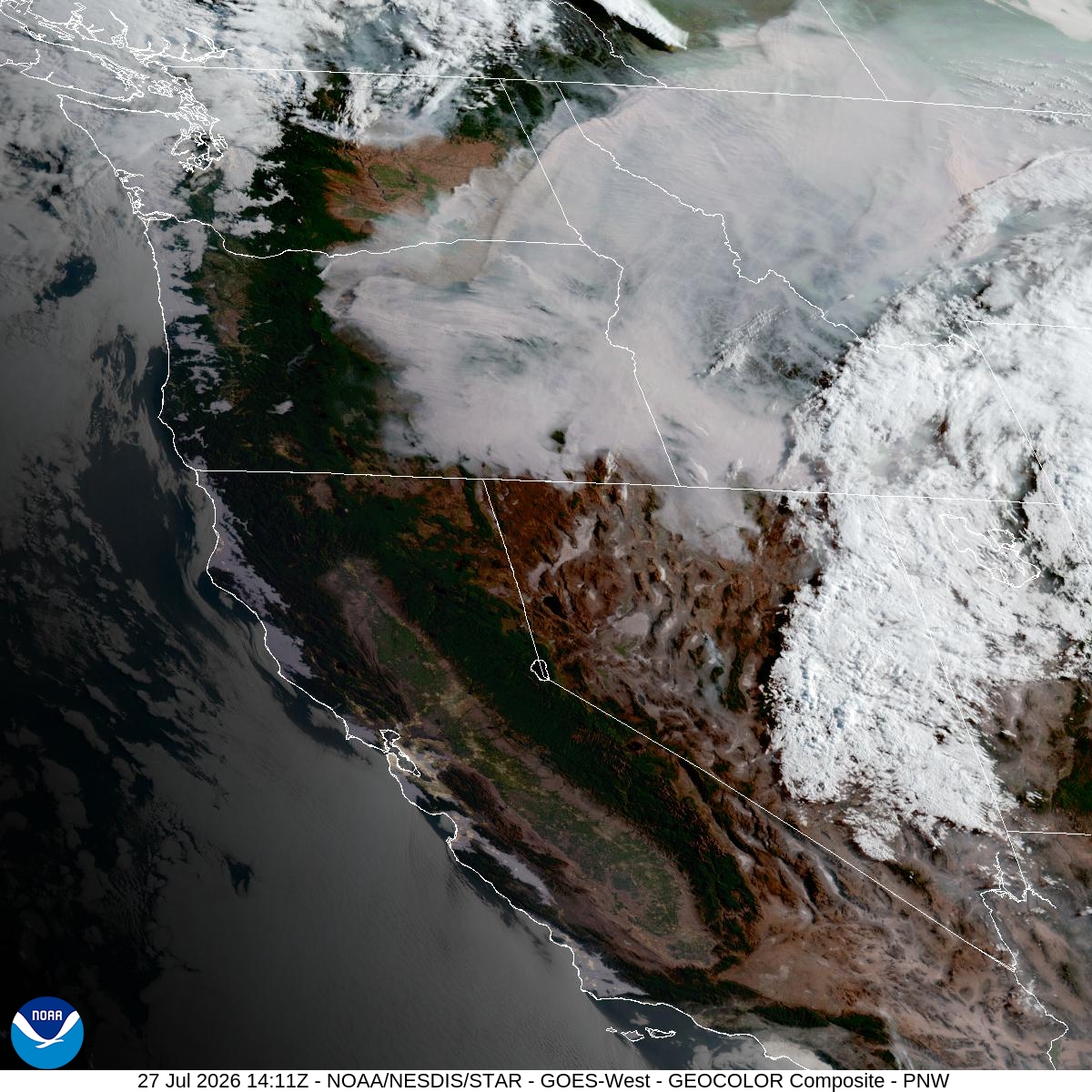 Satellite Imagery western US